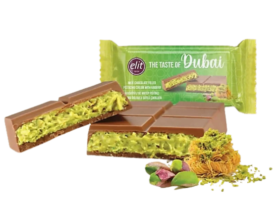 Tablette chocolat de dubai ELIT 90gr