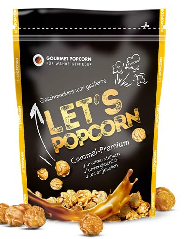 Let’s pop corn classic caramel  premium 100gr