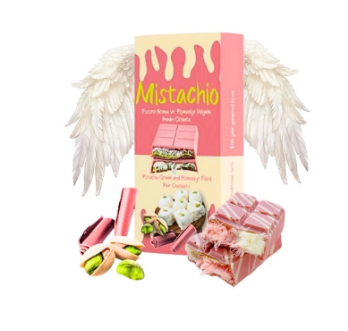 Tablette chocolat barbe a papa mistachio PINK 80gr