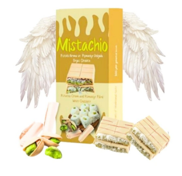 Tablette chocolat barbe a papa mistachio WHITE 80gr