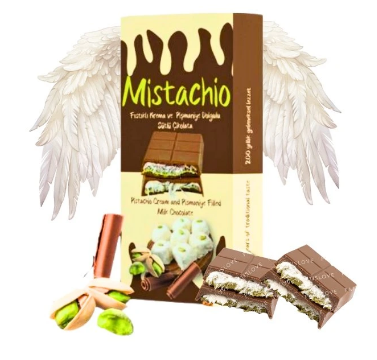 Tablette chocolat barbe a papa mistachio chocolat au lait 80gr