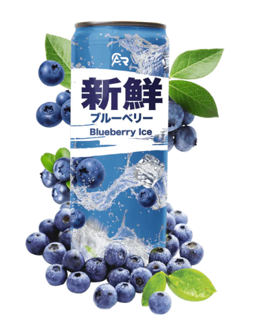 Fresh blueberry ice 33cl