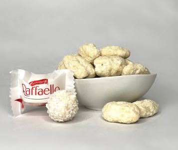 Noix de pecan Dubaï enrobé raffaelo 100Gr