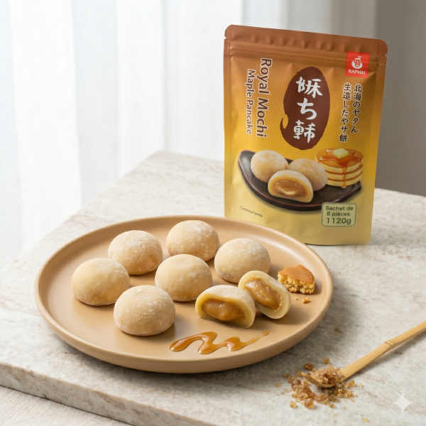 Royal Mochi Maple Pancake - Sachet de 8 pièces (120g)