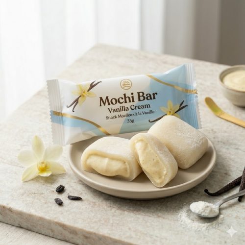 Mochi Bar Vanilla Cream - Snack Moelleux à la Vanille (35g)